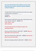 2025 LEAF CERTIFICATION EXAM &sol;COMPLETE ACTUAL EXAM  QUESTIONS AND CORRECT ANSWERS &lpar;VERIFIED ANSWERS &rpar;  ALREADY GRADED A&plus;&period;