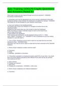 Epic Training COG170 Cogito Questions and Answers Rated A&plus;