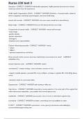Nurse 230 test 3Exam questions with correct answers with complete A&plus;solution 2024&sol;2025