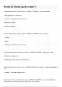 Nurse50 Study guide exam 1