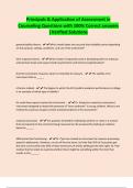 Principals & Application of Assessment in Counseling Questions with 100&percnt; Correct answers &vert;Verified Solutions