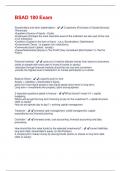 BSAD 180 Exam Questions and Answers 100&percnt; Solved correctly