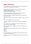 BSAD 180 Exam 1 Questions And Answers Rated 100&percnt; Correct&excl;&excl;