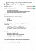 Test Bank and Solution Manual for Accounting Information Systems  4th Edition &lpar;Richardson&comma; 2023&rpar;&comma; Chapter 1-17 &vert; Complete Guide A&plus;