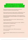 LENB 3135 Chapter 10&colon; The Formation of Traditional and E-Contracts test &comma; Questions and Answers Verified 100&percnt; Correct &vert; Latest Update
