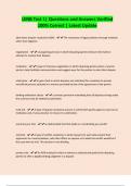 LENB Test 1&vert; Questions and Answers Verified 100&percnt; Correct &vert; Latest Updat
