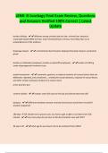 LENB- El Jourbagy Final Exam Review&comma; Questions and Answers Verified 100&percnt; Correct &vert; Latest Update