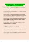 lenb contracts Exam&vert; Questions and Answers Verified 100&percnt; Correct &vert; Latest Update