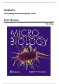 TEST BANK for Microbiology with Diseases by Body System 5th Edition by Bauman&comma; ISBN&colon; 9780134477206 All 26 Chapters Covered&comma; Verified Latest Edition &semi;Complete Solution Guide&period;