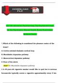 NR546 &sol; NR 546 Midterm Exam &lpar;2024 &sol; 2025&rpar;&colon; Advanced Pharmacology Psychopharmacology for the Psychiatric-Mental Health Nurse Practitioner&comma; Expected Questions with Verified Answers- Chamberlain