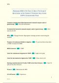 HONDROS NUR 176 TEST 2&comma; NUR 176 EXAM 2 QUESTIONS WITH CORRECT VERIFIED SOLUTIONS 100&percnt; GUARANTEED PASS