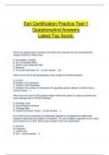 Esri Certification Exam 2024 Expected Questions and Answers &lpar;Verified by Expert&rpar;