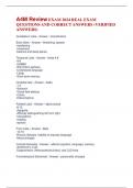 A4M Review EXAM 2024 REAL EXAM QUESTIONS AND CORRECT ANSWERS &lpar;VERIFIED ANSWERS&rpar;
