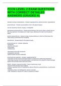 FCCN LEVEL 2 EXAM QUESTIONS WITH CORRECT DETAILED ANSWERS &lpar;GRADED A&rpar; 