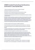 ASWB Complete Practice Exam Test Questions and Answers -Latest Update 2024&period;
