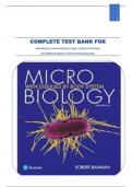COMPLETE TEST BANK FOR MICROBIOLOGY WITH DISEASES BY BODY SYSTEM 5TH EDITION BY ROBERT BAUMAN&vert;&vert; LATEST EDITION &lpar;2024-2025&rpar;
