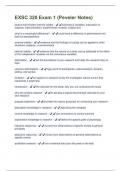 EXSC 320 Exam 1 &lpar;Peveler Notes&rpar; Questions And Answers Already Graded A&plus;