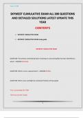 SKYWEST CUMULATIVE EXAM ALL 300 QUESTIONS AND DETAILED SOLUTIONS LATEST UPDATE THIS YEAR
