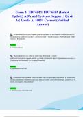 Exam 2&colon; EDF6223&sol; EDF 6223 &lpar;Latest 2024&sol; 2025 Update&rpar; ABA and Systems Support &vert; Qs & As&vert; Grade A&vert; 100&percnt; Correct &lpar;Verified Answer&rpar;