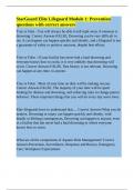 StarGuard Elite Lifeguard Module 1&colon; Prevention questions with correct answers