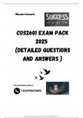 COS2601 EXAM PACK 2025  &lbrace;DETAILED QUESTIONS AND ANSWERS &rcub;