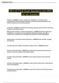 CDIS 421 Final Exam Questions And 100&percnt; Correct Answers