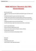 NURS 452 Exam 2 Questions And 100&percnt; Correct Answers