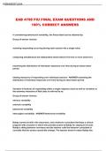EAB 4798 FIU FINAL EXAM QUESTIONS AND 100&percnt; CORRECT ANSWERS