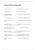 Exam 3 PBL Spring 2022 Certification Review Exam Questions Latest Update&period;
