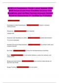 NASCLA Contractors Guide Latest Update 2024-2025 Actual Exam from Credible Sources with Questions and Verified Correct Answers Golden Ticket to Guaranteed A&plus; Verified by Professor