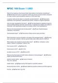 NFSC 100 Exam 1 UMD &lpar;Questions & Answers&rpar; Rated 100&percnt;