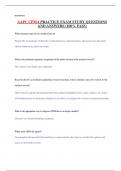 AAPC CPMA PRACTICE EXAM STUDY QUESTIONS  AND ANSWERS &lpar;100&percnt; PASS&rpar; 