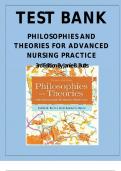 Test Bank For Philosophies and Theories for Advanced Nursing Practice 3rd Edition&comma; ISBN No&semi; 9781284112245 All Chapters A&plus; ULTIMATE GUIDE UPDATED 2024