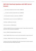 MGT 6311 Final Exam Questions with 100&percnt; Correct Answers