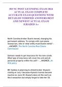 303 NC POST LICENSING EXAM 2024  ACTUAL EXAM COMPLETE  ACCURATE EXAM QUESTIONS WITH  DETAILED VERIFIED ANSWERS BEST  AND NEWEST ACTUAL EXAM  &sol;GRADED A&plus;