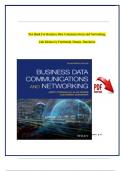 TEST BANK For Business Data Communications and Networking&comma; 14th Edition by FitzGerald&comma; Dennis&comma; Durcikova &vert; Verified Chapter's 1 - 12 &vert; Complete