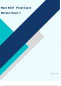 Nurs 6531 Final Exam  Review Deck 1 Questions and Answers 100&percnt; Verified