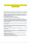  GA Jurisprudence Stuff Exam With Correct Answers 2024
