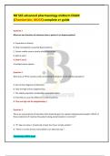 NR 565 advanced pharmacology midterm EXAM &lpar;Chamberlain&semi; MOCK&rpar; complete a&plus; guide