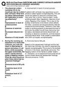 NUR 414 Final Exam QUESTIONS AND CORRECT DETAILED ANSWERS WITH RATIONALES &lpar;VERIFIED ANSWERS&rpar;