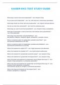KAISER EKG TEST STUDY GUIDE