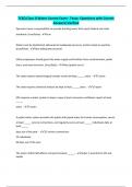 TCEQ Class D Water License Exam - Texas -Questions with Correct Answers&vert;Verified