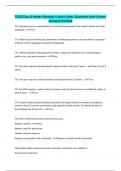 TCEQ Class D Water Operator License Exam -Questions with Correct Answers&vert;Verified