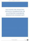 Test Bank For Pediatric Physical Examination An Illustrated Handbook 3rd Edition by Karen G&period; Duderstadt 9780323476508 Chapter 1-20 Complete Guide
