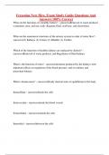 Fresenius New Hire&comma; Exam Study Guide Questions And Answers 100&percnt; Correct