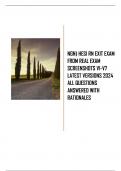 NGN HESI RN EXIT EXAM FROM REAL EXAM SCREENSHOTS  V1-V7 LATEST VERSIONS 2024 ALL QUESTIONS ANSWERED  WITH RATIONALES guaranteed a&plus;