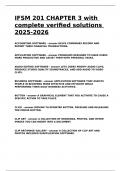 IFSM 201 CHAPTER 3 with complete verified solutions 2025-2026&period;d