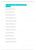 CHEM 202 Test with Questions and Answers