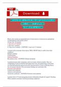Relias ED RN A 60&plus; Questions with 100&percnt; Correct Answers &vert; Verified &vert; Updated 2024