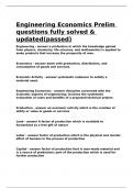Engineering Economics Prelim questions fully solved & updated&lpar;passed&rpar;